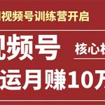 起航哥-第3期视频号核心机密：暴力搬运日入3000+月赚10万玩法