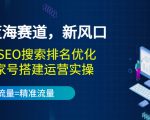 2022蓝海赛道，新风口：短视频SEO搜索排名优化+企业商家号搭建运营实操