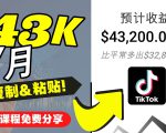 2022抖音国际版Tiktok赚钱项目：每天上传一个视频就轻松月入$43200