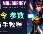 MIDJOURNEY新手入门教程，轻松创作顶级图像，命令参数-新手教程