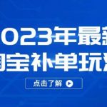 2023年最新淘宝补单玩法，18节课让教你快速起新品，安全不降权