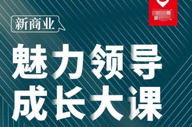 张琦·新商业魅力领导成长大课2023新版，高效管理必修课（30节）