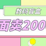 外面卖188抖音最火数码盲盒项目，自己搭建自己玩【全套源码+详细教程】