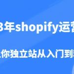 2023年SHOPIFY运营课，7天让你独立站从入门到精通（价值1980元）