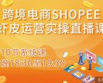 跨境电商SHOPEE虾皮运营实操直播课，从零开始学，入门到精通（10节系统课）