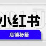 小红书店铺秘籍，最简单教学，最快速爆单，日入1000+