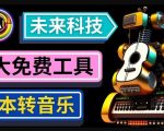 抢先体验未来AI科技-文本转音乐工具，只需输入文字描述，即可创作歌曲和音乐