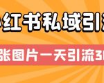 小红书私域引流，一张图片一天引流300+【揭秘】