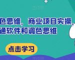 达芬奇调色思维，商业项目实操，打通软件和调色思维