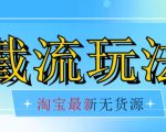 首发价值2980最新淘宝无货源不开车自然流超低成本截流玩法日入300+【揭秘】【1016更新】