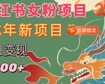 小红书女粉头像项目，单日变现5000+，适合在家做的副业，长期稳定【揭秘】