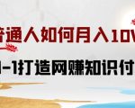 普通人如何打造知识付费IP月入10W+，从0-1打造网赚知识付费IP，小白喂饭级教程【揭秘】