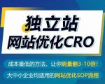 独立站网站优化CRO，成本最低的方法，让你销量翻3-10倍