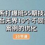 淘系打爆班55期技术：万相台无界10个不同类目案例的优化(10节)