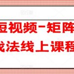 企业短视频-矩阵爆客战法线上课程