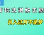 简单操作，每天50美元收入，搬运就是赚钱的秘诀【揭秘】