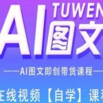 图文AI带货全流程操作，AI图文即创带货课程