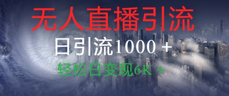 抖音快手视频号全平台无人直播引流1000+精准创业粉玩法拆解