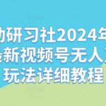 嗨动研习社2024年10月最新视频号无人直播玩法详细教程