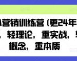 老A营销训练营(更24年10月)，轻理论，重实战，轻概念，重本质