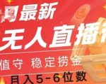 淘宝无人直播撸金，无需值守，全自动月入过W