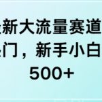 视频号最新大流量赛道，新号也能条条热门，新手小白也能日入5张