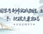 抖音国学号制作实战教程，轻松上手，把握流量密码