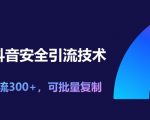 11月抖音安全引流技术，单日引流300+，可批量复制