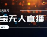 2024淘宝最新无人直播稳定玩法，每天三小时，月入1W+，收益持久，可矩阵操作