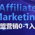 Affiliate Marketing联盟营销0-1入门，联盟营销基本逻辑 联盟平台逻辑及联盟客逻辑全面详解