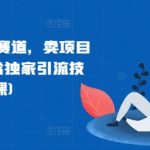 网创天花板赛道，卖项目月入6个，含独家引流技术(共26节课)