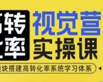 高转化率·视觉营销实操课，4大模块搭建高转化率系统学习体系