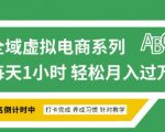 全域虚拟电商变现系列，通过平台出售虚拟电商产品从而获利